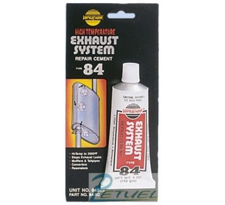 V845 EXHAUST SYSTEM REPAIR CEMENT  na montáž a opravu výfukovŠpeciálny cement (do 1093° C) na montáž nových výfukov, ako aj na opravu poškodenej výfukovej sustavy.Montáž nových výfukov: 1. Rozotrite cement na obe strany častí, ktoré majú byť spájané.