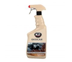 K2 DEOCAR - osviežovač vzduchuJe profesionálny osviežovač vzduchu s exkluzívnou až veľmi intenzívnou vôňou, čo sa dosiahlo použitím vysokých koncentrátov parfumovej zložky. Špeciálne vybrané zložky v prípravku dokonalo neutralizujú nepríjemné zápachy