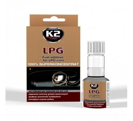 K2 LPG 50ml - chrání ventily a sedla