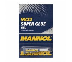 MANNOL 9822 SUPER GLUE GEL - Sekundové lepidlo - gelové - 3g