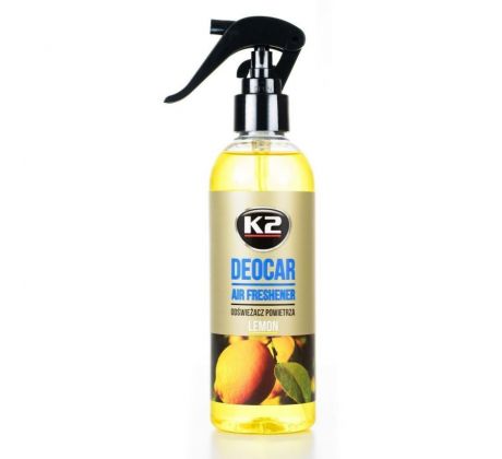 K2 DEOCAR CAYON 250ml - lemon - osvěžovač vzduchu