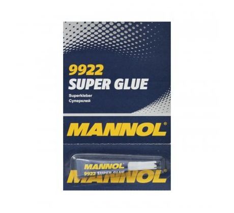 MANNOL 9922 SUPER GLUE - sekundové lepidlo - 3g