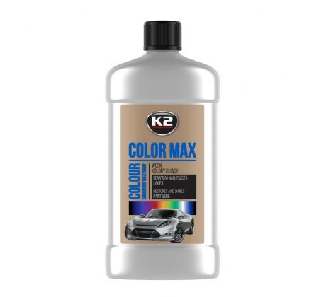 K2 COLOR MAX - Stříbrný - Vosk na lak - 500ml