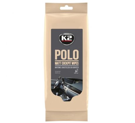 K2 POLO MATT COCKPIT WIPES - Utěrky na cockpit a plasty - matné - 24ks