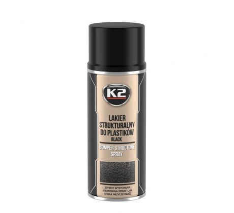 K2 LAK NA ČERNÉ PLASTY - Spray - 400ml