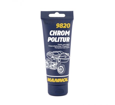 MANNOL 9820 CHROM POLITUR 100g - pasta na odstraňování nečistot