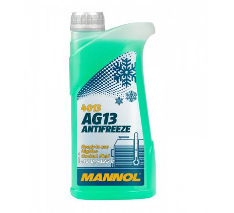 MANNOL 4013 AG13 ANTIFREEZE - Nemrznoucí směs - ZELENÁ - 1L