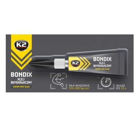 K2 BONDIX - Sekundové lepidlo - 3g