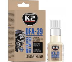 K2 DFA 39 50 ml - prevence tuhnutí parafínu v naftě do teploty -39 ° C