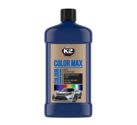 K2 COLOR MAX - Tmavě modrý - Vosk na lak - 500ml