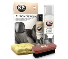 K2 AURON STRONG - Set na čištění kůže
