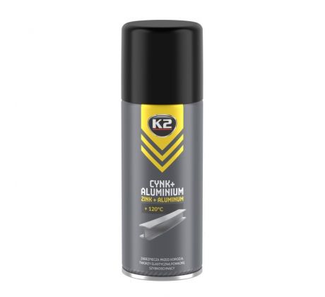 K2 ZINC + ALUMINIUM 400ml spray - Ochrana před korozí