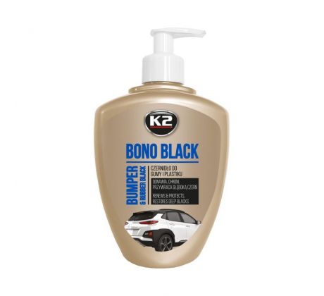 K2 BONO BLACK - K čištění černých plastů - 500ml