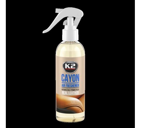 K2 CAYON 250ml - Real Leather - osvěžovač vzduchu