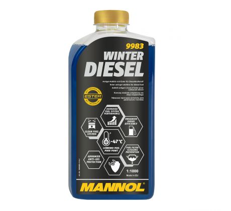 MANNOL 9983 WINTER DIESEL 1L - zimní aditivum do nafty