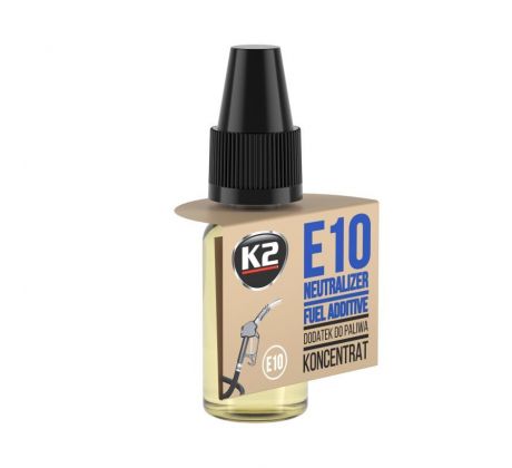 K2 E10 - Neutralizátor - Přísada do paliva - 10ml