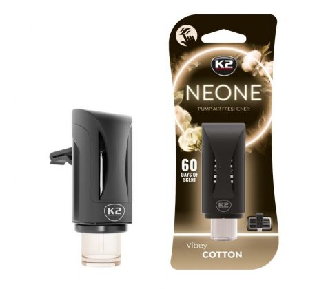 K2 NEONE Vibey COTTON - Vůně na výdech klimatizace