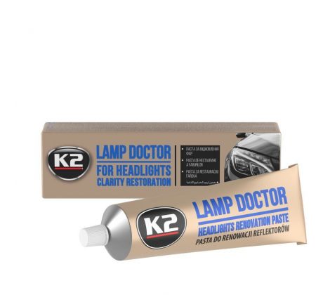 K2 LAMP DOCTOR 60gr - profesionální pasta pro renovaci světlometů