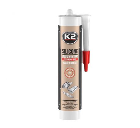 K2 Silikon červený 300g - nahrazuje těsnění