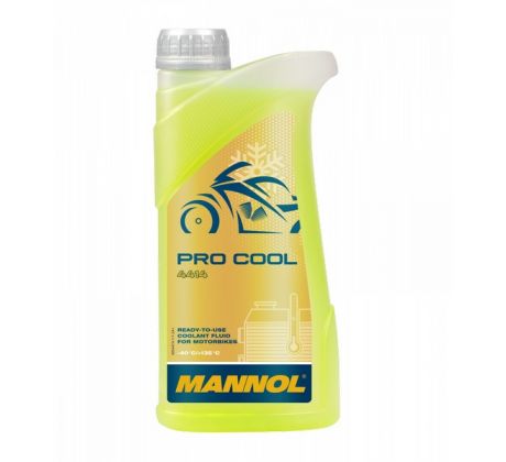 MANNOL 4414 PRO COOL 1L - Nemrznoucí směs pro motocykly - ŽLUTÁ